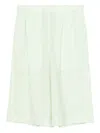 Enföld Wool Shorts In White