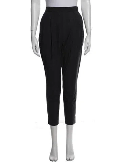 Pre-owned Enföld Wool Straight Leg Pants In Black