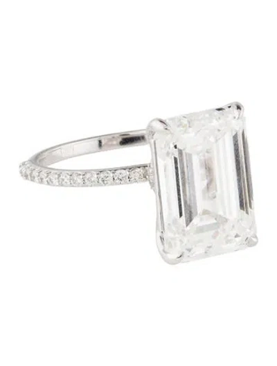 Pre-owned Engagement Ring 10.02ctw Lab-grown Diamond  In Multi