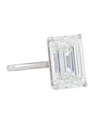 Pre-owned Engagement Ring 10.04 Lab-grown Diamond Solitaire  In Multi