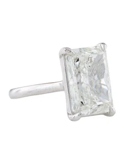 Pre-owned Engagement Ring 10.04ct Lab-grown Diamond Solitaire  In Multi