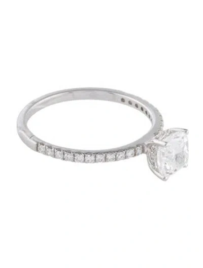 Pre-owned Engagement Ring 1.00ct Lab-grown Diamond  In Multi