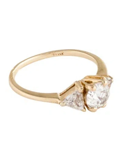 Pre-owned Engagement Ring 1.00ctw Diamond Three-stone  In Multi