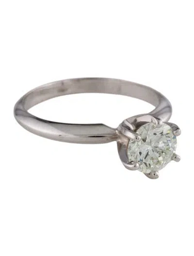 Pre-owned Engagement Ring 1.01ct Diamond  In Multi