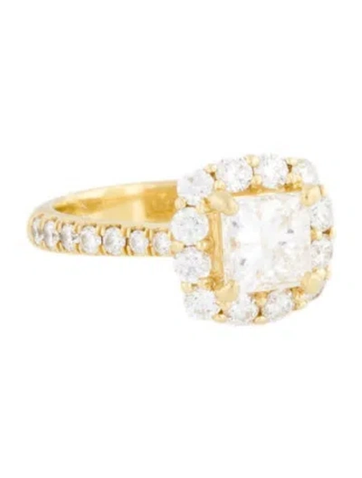 Pre-owned Engagement Ring 1.01ct Diamond  In Multi
