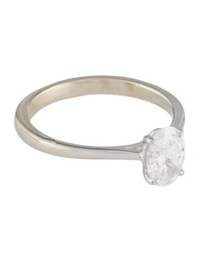 Pre-owned Engagement Ring 1.01ct Lab-grown Diamond Solitaire  In Multi