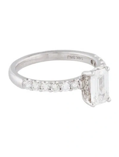 Pre-owned Engagement Ring 1.02ct Diamond  In Multi