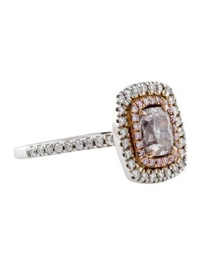 Pre-owned Engagement Ring 1.03ct Diamond  In Multi