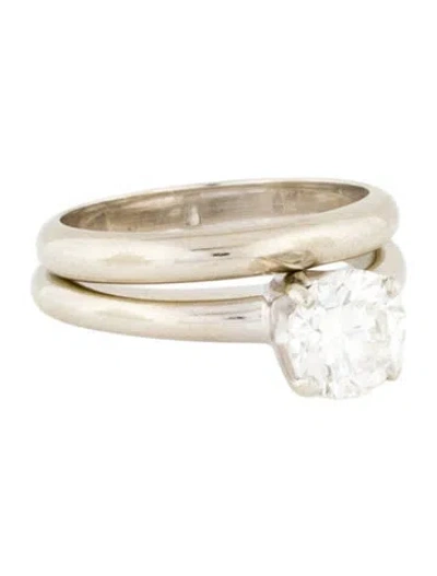 Pre-owned Engagement Ring 1.03ct Diamond  Set In Multi