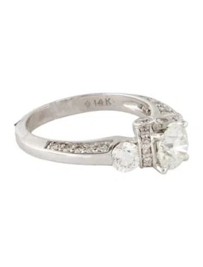 Pre-owned Engagement Ring 1.04ct Diamond  In Multi
