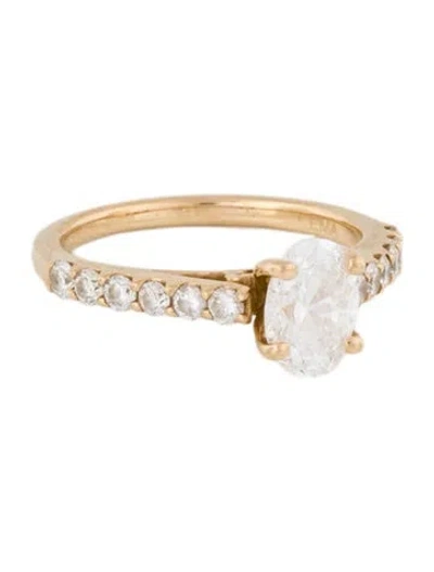 Pre-owned Engagement Ring 1.07ct Lab-grown Diamond  In Multi