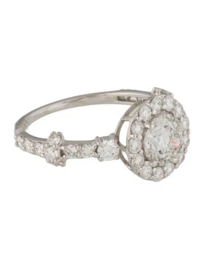 Pre-owned Engagement Ring 1.07ct Lab-grown Diamond  In Multi