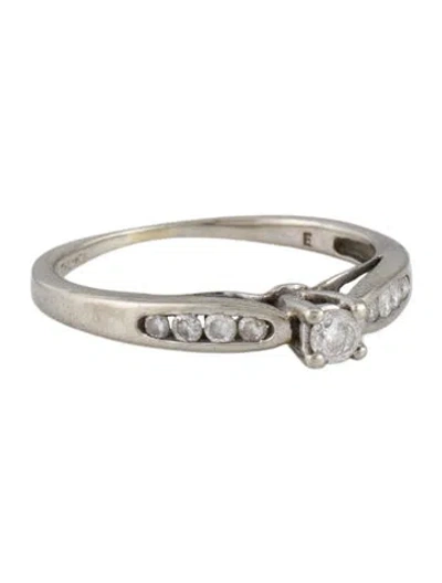 Pre-owned Engagement Ring 10k Diamond  In Multi
