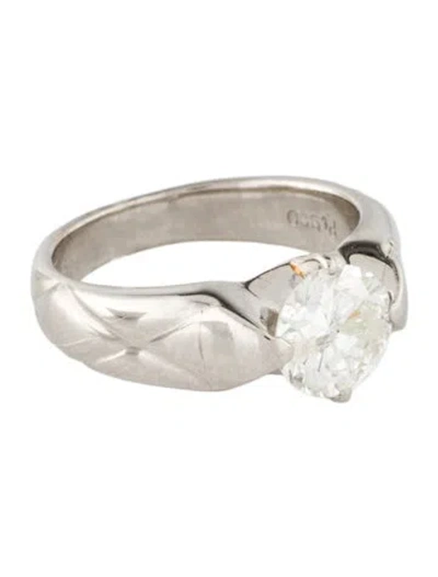 Pre-owned Engagement Ring 1.14ct Diamond  In Multi