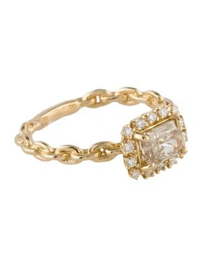 Pre-owned Engagement Ring 1.14ctw Diamond  In Multi