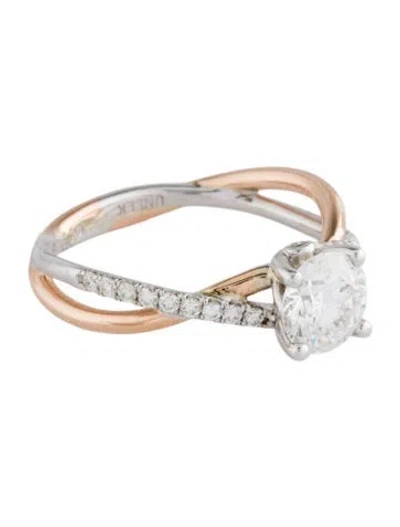 Pre-owned Engagement Ring 1.15ctw Diamond  In Multi