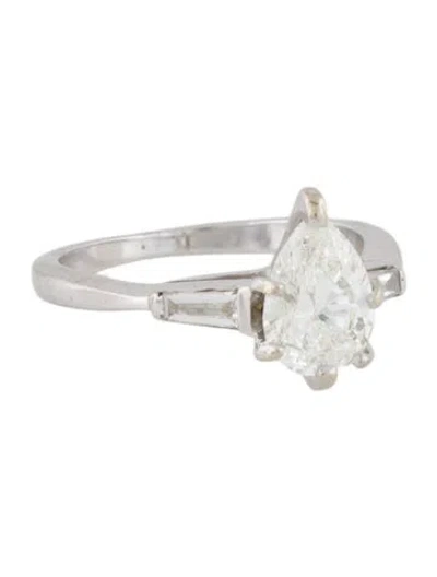 Pre-owned Engagement Ring 1.19ct Diamond  In Multi