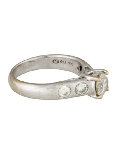 Pre-owned Engagement Ring 1.19ctw Diamond  In Multi