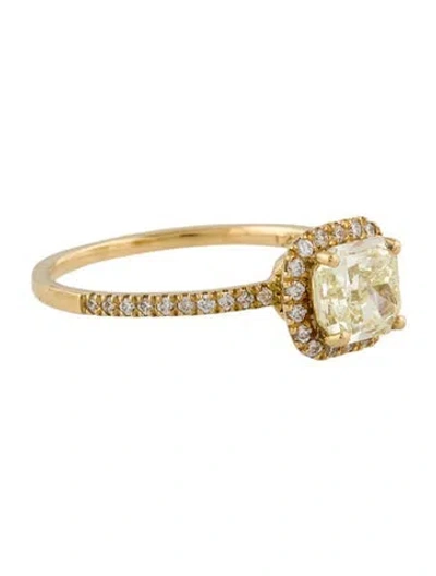 Pre-owned Engagement Ring 1.22ct Diamond  In Multi