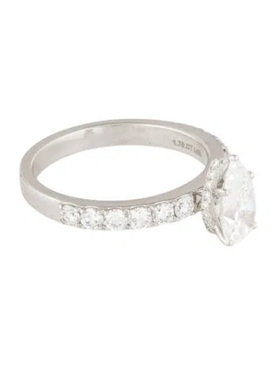 Pre-owned Engagement Ring 1.23ctw Lab Grown Diamond  In Multi