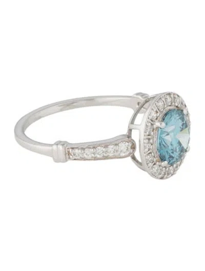 Pre-owned Engagement Ring 1.26ct Lab-grown Diamond  In Multi