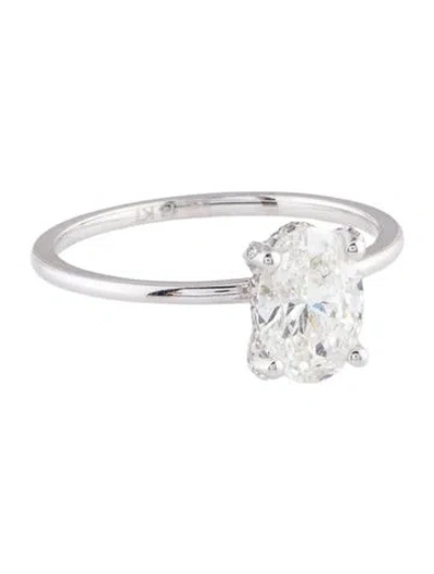 Pre-owned Engagement Ring 1.29ct Lab-grown Diamond  In Multi