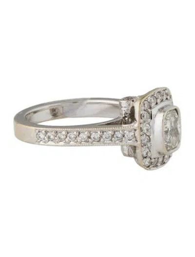 Pre-owned Engagement Ring 1.30ctw Diamond  In Multi