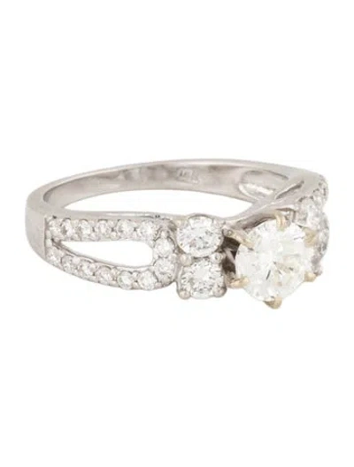 Pre-owned Engagement Ring 1.31ctw Diamond  In Multi