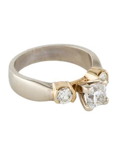 Pre-owned Engagement Ring 1.33ctw Diamond  In Multi