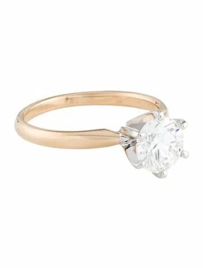 Pre-owned Engagement Ring 1.41ct Diamond  In Multi