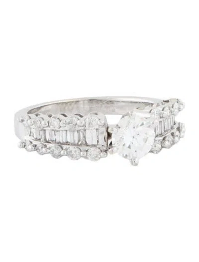 Pre-owned Engagement Ring 1.41ctw Diamond  In Multi