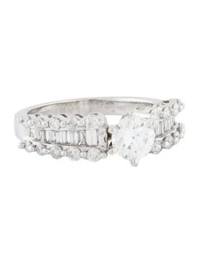Pre-owned Engagement Ring 1.41ctw Diamond  In Multi