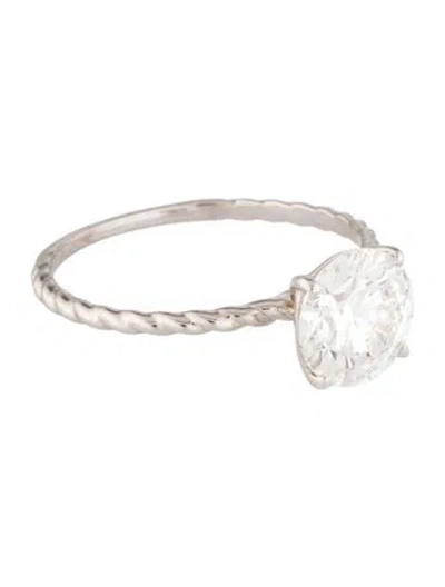 Pre-owned Engagement Ring 1.45ct Lab-grown Diamond  In Multi