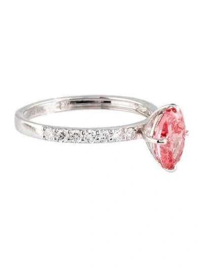 Pre-owned Engagement Ring 1.47ct Lab-grown Diamond  In Multi