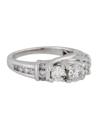 Pre-owned Engagement Ring 1.48ctw Diamond  In Multi