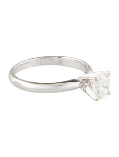 Pre-owned Engagement Ring 14k 1.01ct Diamond Solitaire  In Multi