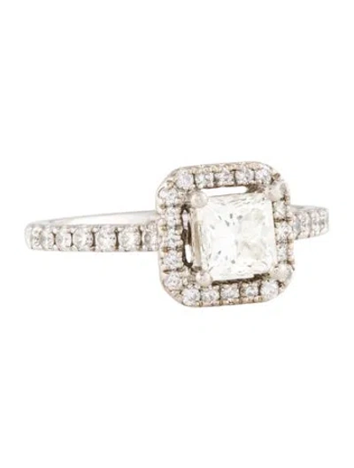 Pre-owned Engagement Ring 14k 1.02ct Diamond  In Multi