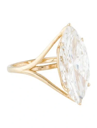 Pre-owned Engagement Ring 14k 10.31ct Lab-grown Diamond Ring In Multi