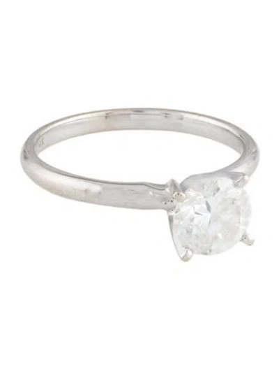 Pre-owned Engagement Ring 14k 1.19ct Diamond Solitaire  In Multi