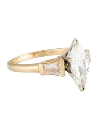 Pre-owned Engagement Ring 14k 1.22ctw Diamond  In Multi