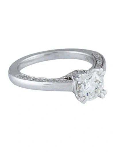 Pre-owned Engagement Ring 14k 1.26ct Lab-grown Diamond  In Multi