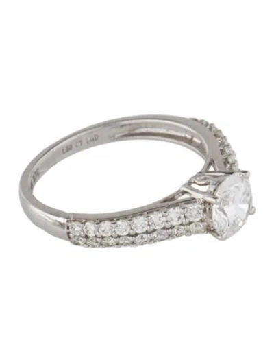 Pre-owned Engagement Ring 14k 1.35ctw Lab-grown Diamond  In Multi