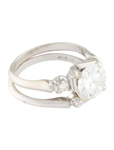 Pre-owned Engagement Ring 14k 1.40ctw Diamond Wedding Ring Set In Multi