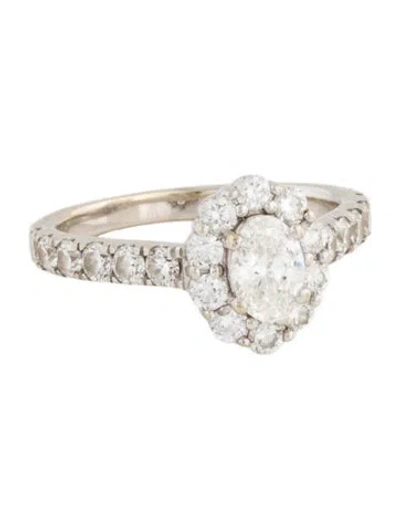 Pre-owned Engagement Ring 14k 1.46ctw Diamond  In Multi