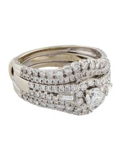 Pre-owned Engagement Ring 14k 1.73ctw Diamond Wedding Set In Multi