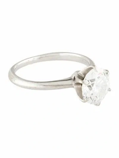Pre-owned Engagement Ring 14k 1.79ct Lab-grown Diamond  In Multi