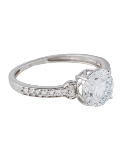 Pre-owned Engagement Ring 14k 1.81ctw Lab-grown Diamond  In Multi