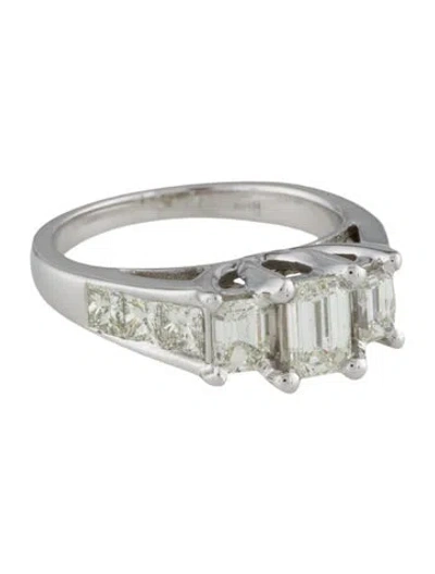 Pre-owned Engagement Ring 14k 2.18ctw Diamond  In Multi
