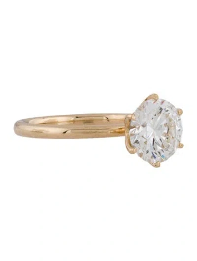 Pre-owned Engagement Ring 14k 2.53ct Lab-grown Diamond  In Multi
