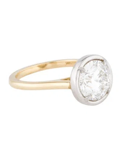 Pre-owned Engagement Ring 14k 2.85ct Lab-grown Diamond  In Multi